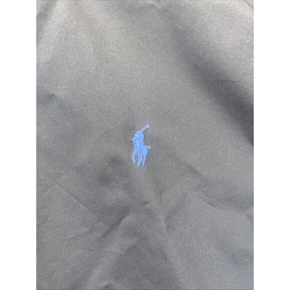 Ralph Lauren Polo Golf Windbreaker Mens M Black Side Zip Pullover Track Jacket - Picture 4 of 16